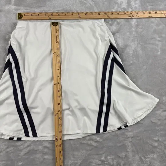 Nike Dri-FIT Skort Womens XS White Stripe Tennis Court Running Spring AV3666-133 - Picture 6 of 9